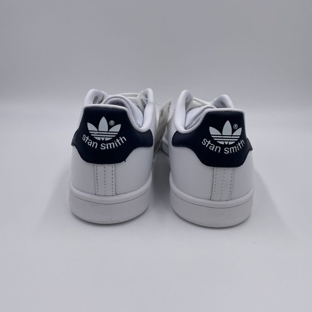 Adidas Stan Smith White / Navy Womens Shoes - Picture 5 of 8